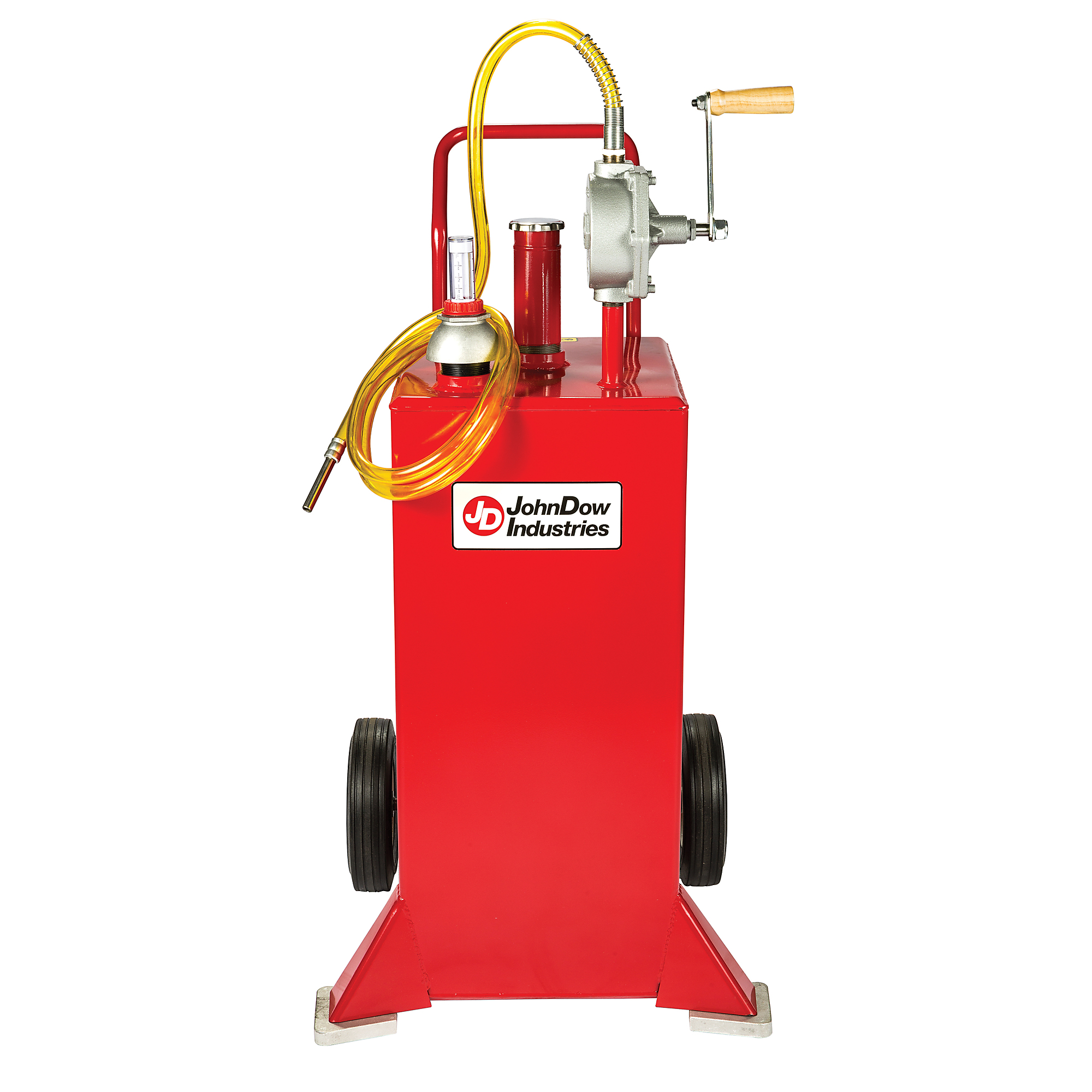 JohnDow Industries, 30-Gallon UL Listed Gas Caddy, with Rotary Pump and 10 foot hose, HGC-30